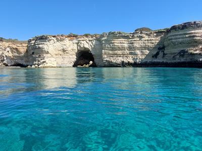 gita in barca Otranto - Baia Mulino d'Acqua